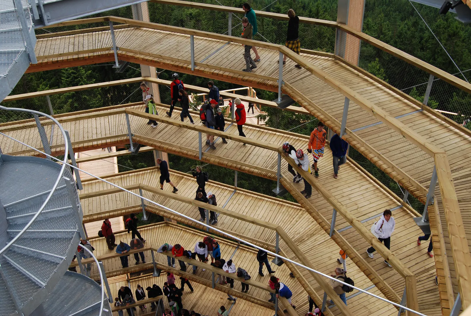 Treetop Walkway in Lipno nad Vltavou